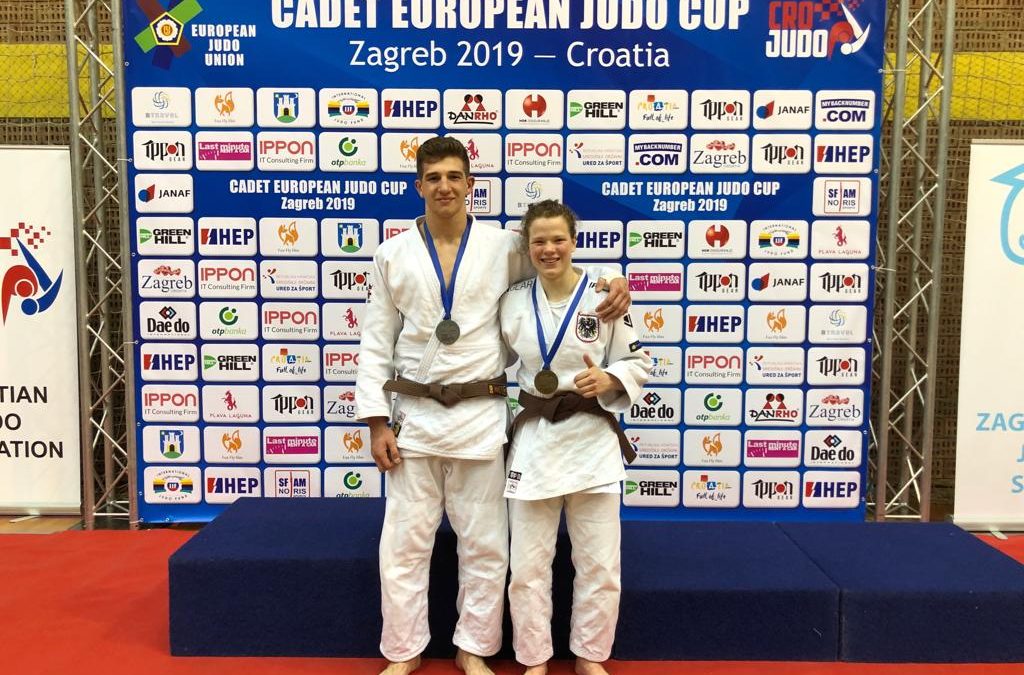 Rosalie Wöss im Judo-Europacup am Stockerl